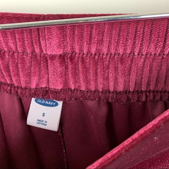 Old Navy Wide Leg Soft Velvet Pants S - Picture 5 of 9